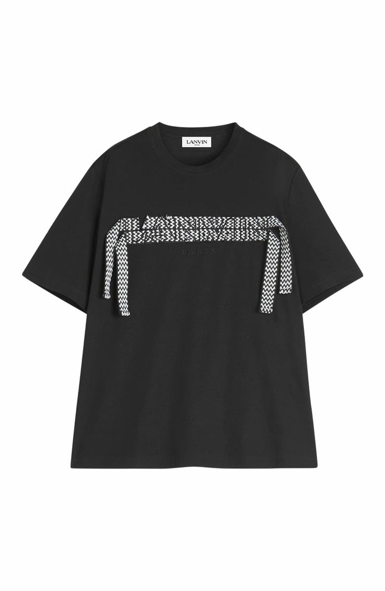 Lanvin CURB LACE T-SHIRT, Alternate, color, 