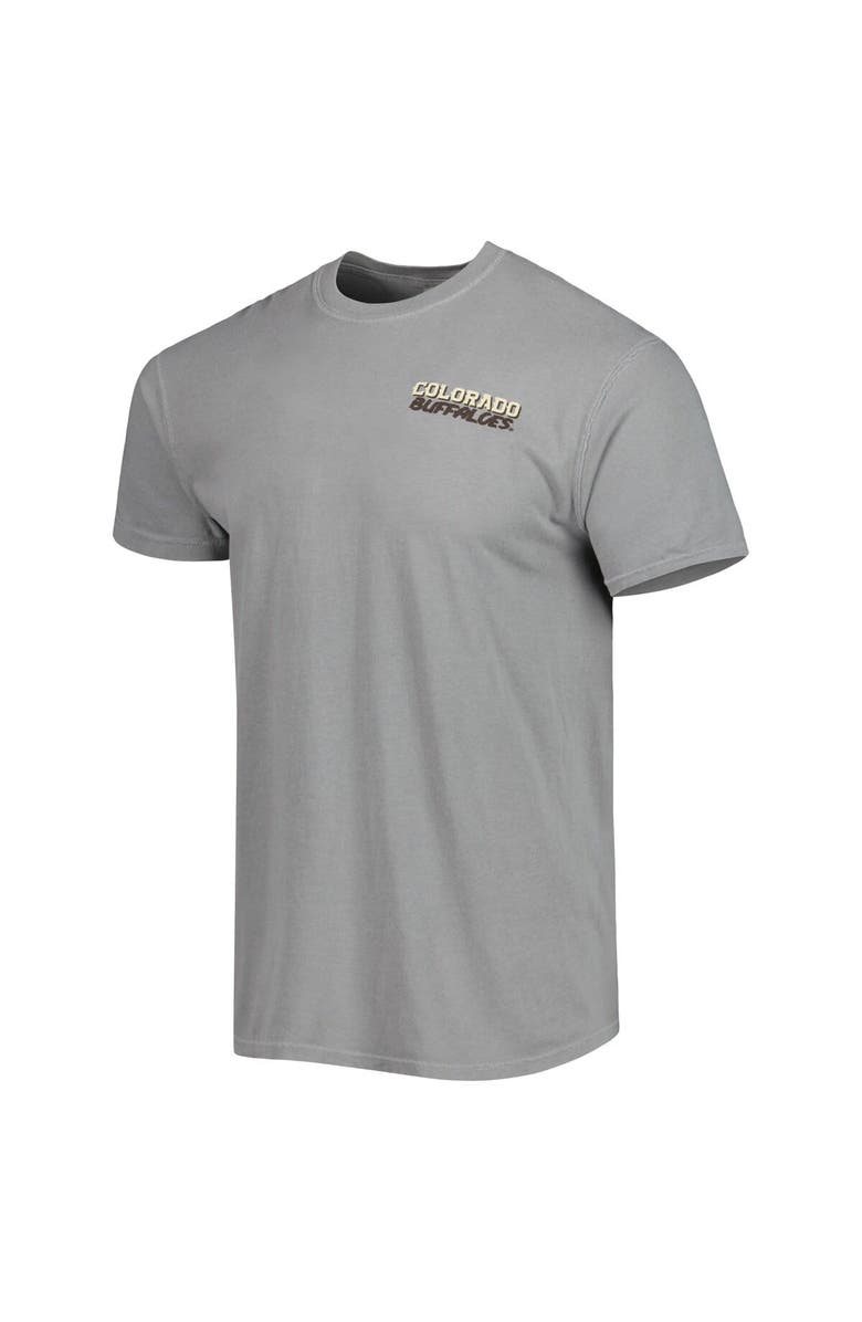 IMAGE ONE Men's Gray Colorado Buffaloes Hyperlocal T-Shirt, Alternate, color, Gray