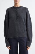 LOULOU DE SAISON Malo Saddle Sleeve Cashmere Cardigan