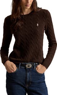 Polo Ralph Lauren Crewneck Cable Wool & Cashmere Sweater