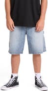 Billabong Bad Dog Cotton Denim Carpenter Shorts
