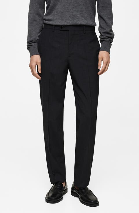 Slim Fit Virgin Wool Dress Pants