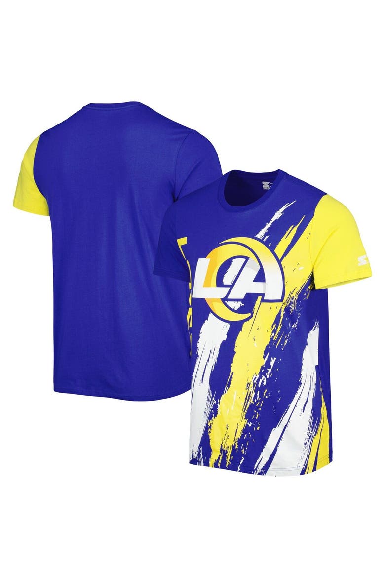 Men's Starter Royal Los Angeles Rams Extreme Defender T-Shirt, Main, color, Royal