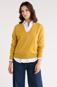 NORDSTROM RACK V-Neck Pullover Sweater