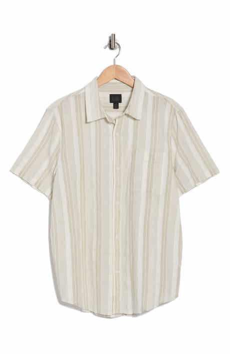 14th & Union Short Sleeve Woven Slub Shirt