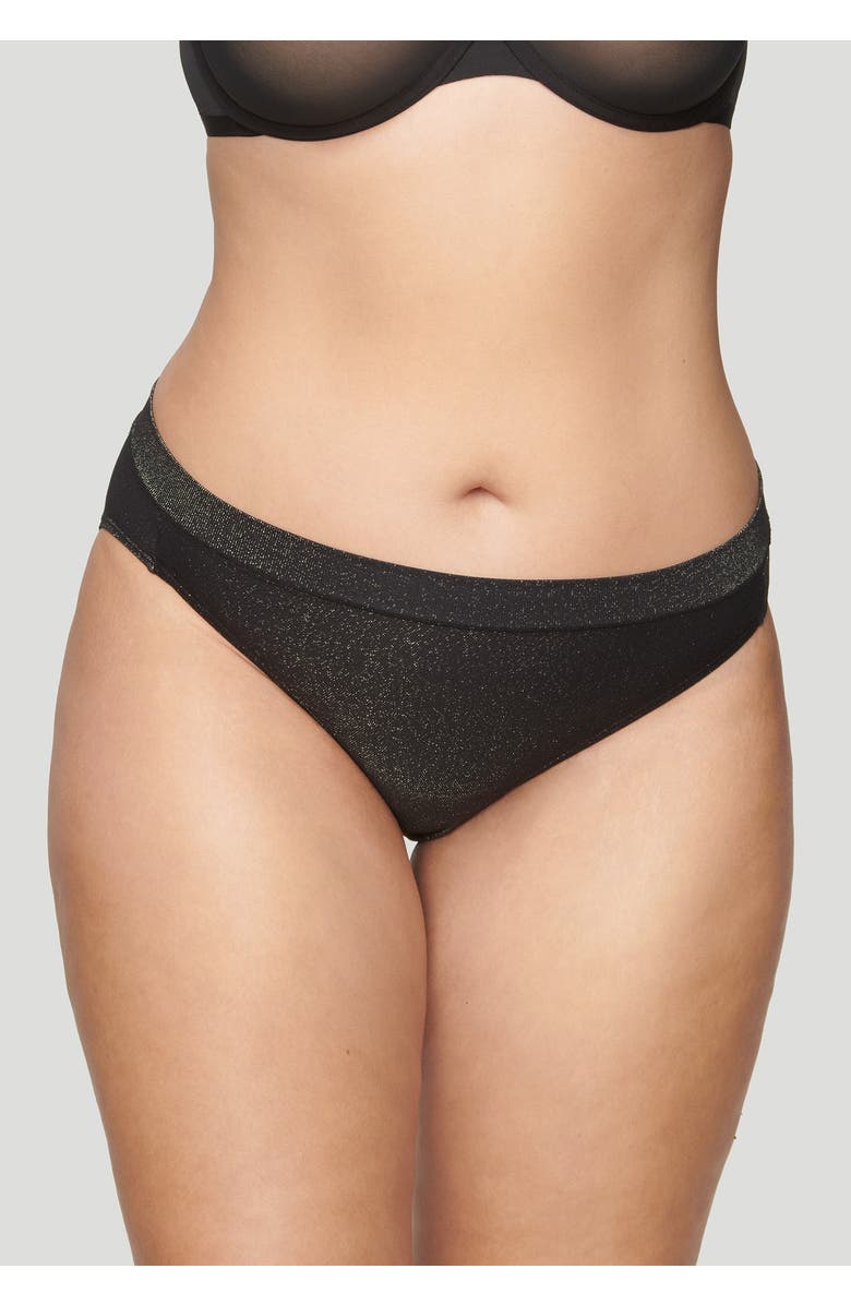 CUUP The Brief Lurex, Alternate, color, Black Sparkle