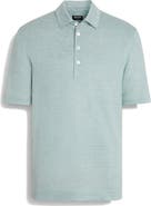 ZEGNA Linen Polo