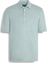 ZEGNA Linen Polo