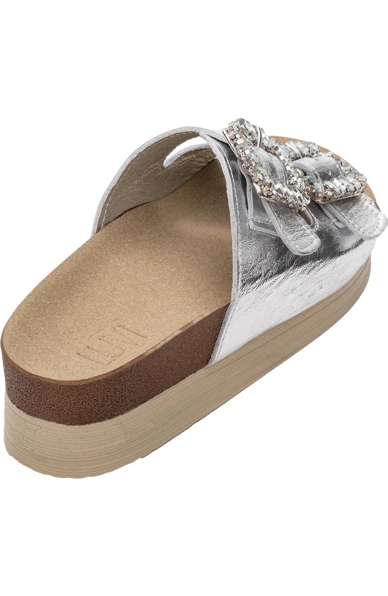 Forever & Always Shoes Polacca Leather Slide Sandal, Alternate, color,