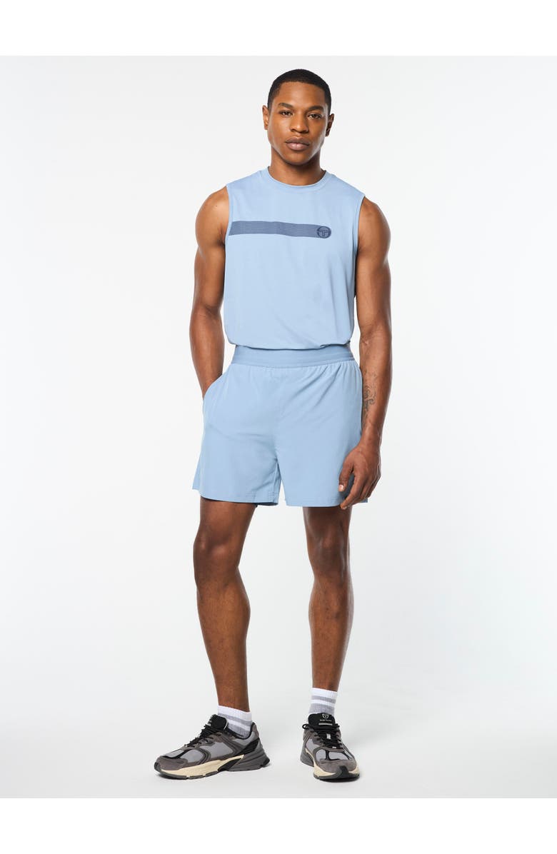 Sergio Tacchini Elio Tennis Short, Alternate, color, Faded Denim