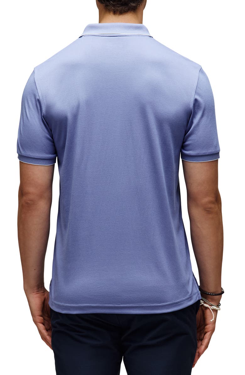 Psycho Bunny Bryce Performance Polo, Alternate, color, Blue Ice