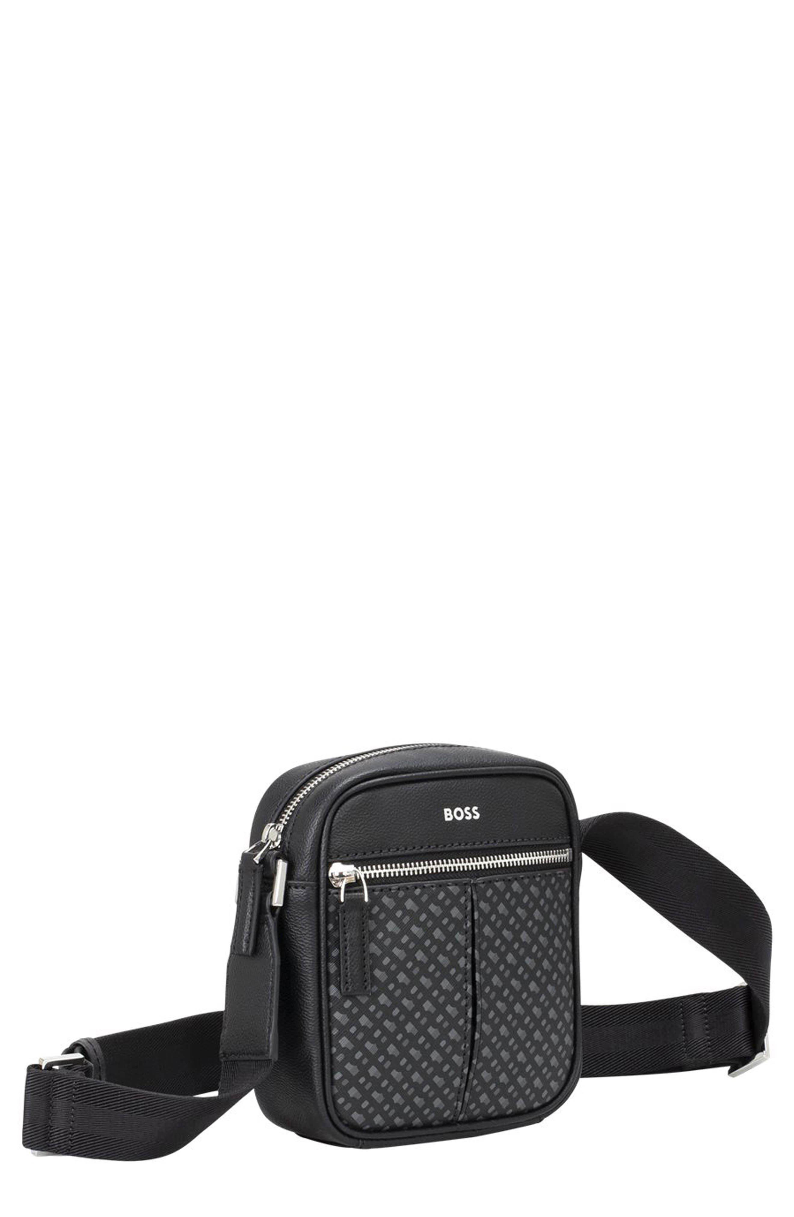 HUGO Zair North/South Crossbody Bag, Main, color, 