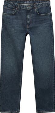 MANGO Moby Straight Fit Cotton Jeans