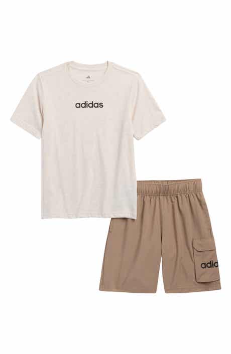 adidas Kids' Logo T-Shirt & Cargo Shorts Set