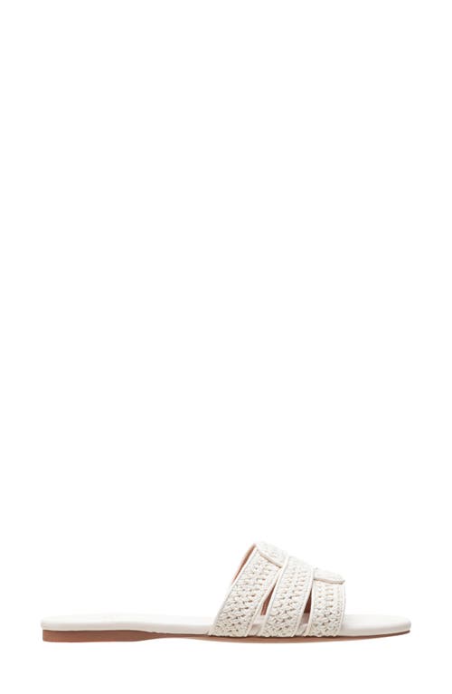 Linea Paolo Legacy Slide Sandal In Ivory