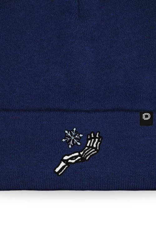 Dalix Chill Touch Beanie In Navy Blue