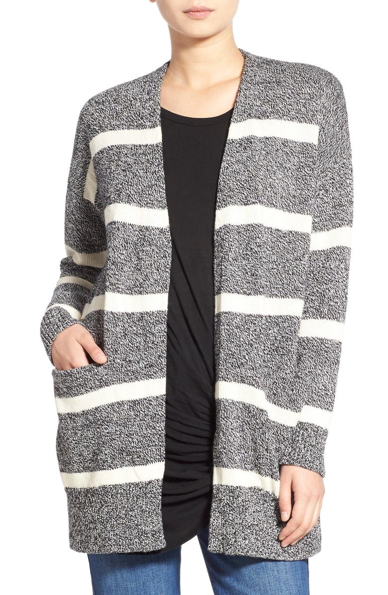Madewell 'Charlie' Stripe Cardigan, Main, color, 