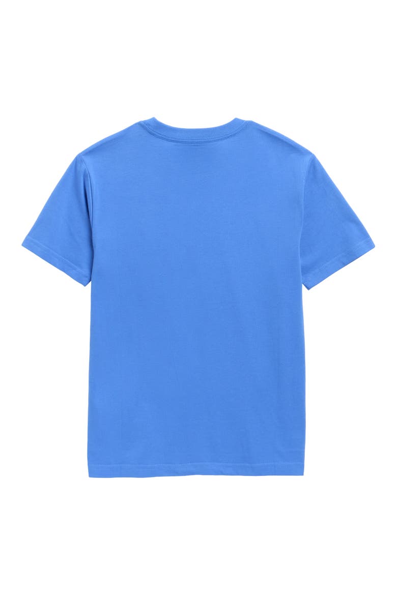 Kids' Cotton Crewneck T-Shirt, Alternate, color, SCOTTSDALE BLUE