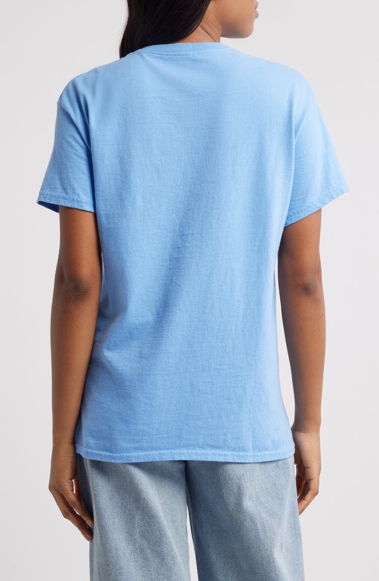 Junk Food New York Crop Graphic Baby Tee, Alternate, color, Carolina Blue