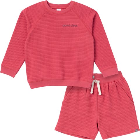 Long Sleeve Top and Shorts Set