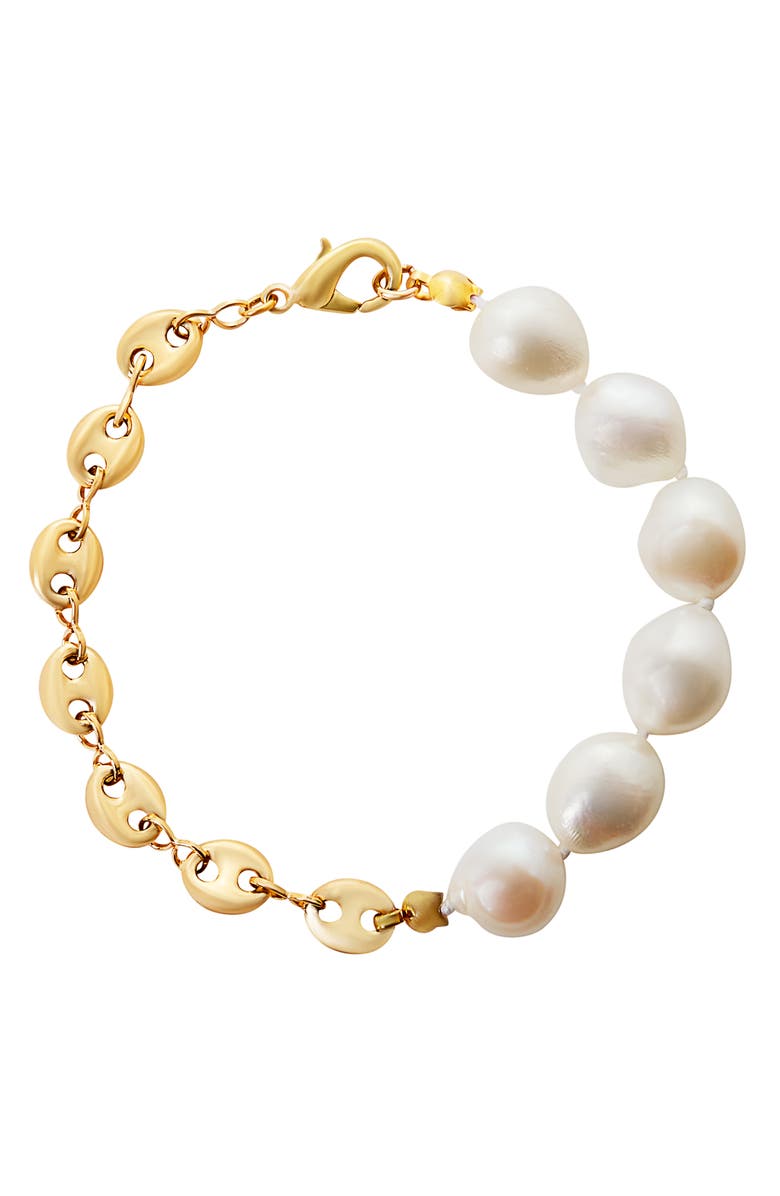 The M Jewelers The Iris Freshwater Pearl Bracelet, Main, color,