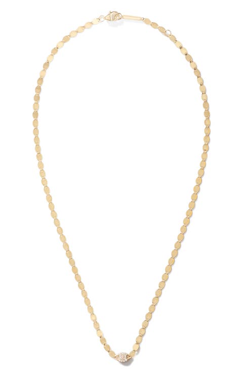 Flawless Nude Diamond Link Chain Necklace
