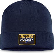 FANATICS Men's Fanatics Branded  Navy St. Louis Blues Authentic Pro Cuffed Knit Hat