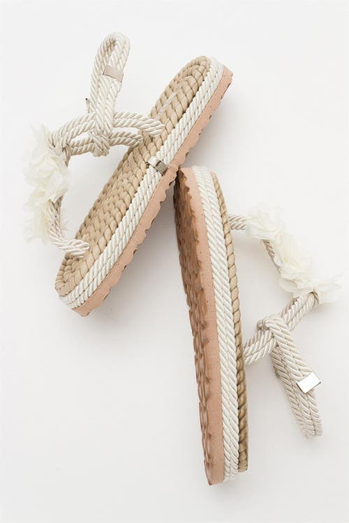 Prologue Shoes Santra Lace-up Thong Sandals