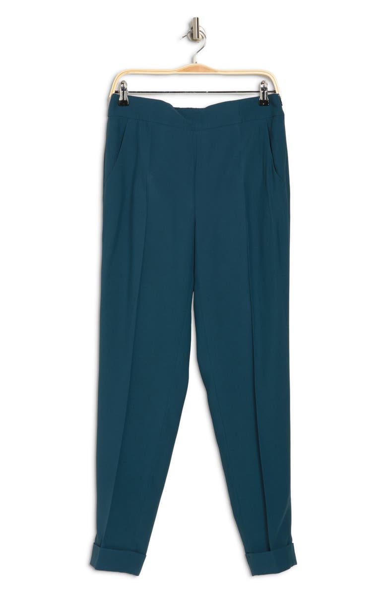 Akris Chris Cuffed Crepe Pants, Alternate, color, 