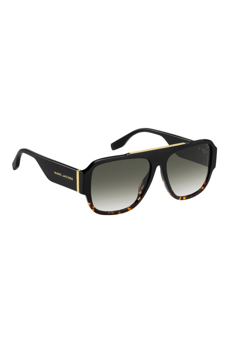 58mm Flat Top Sunglasses, Alternate, color, 0WR7-9K