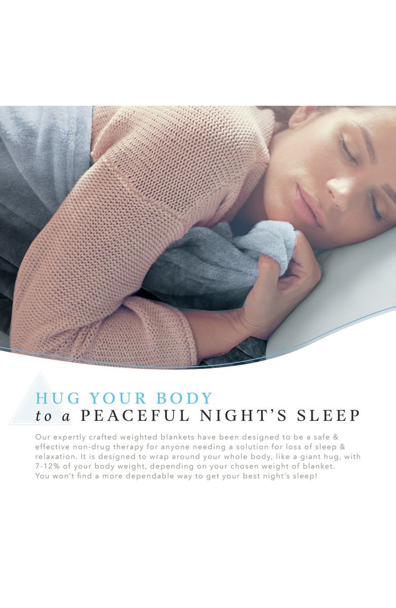 IENJOY HOME Weighted 20lbs Blanket - Chocolate, Alternate, color, 