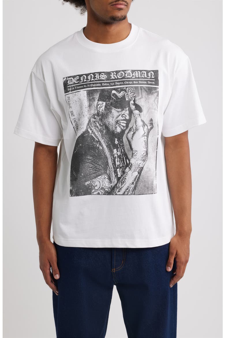 Paparazzi Graphic T-Shirt, Main, color, WHITE