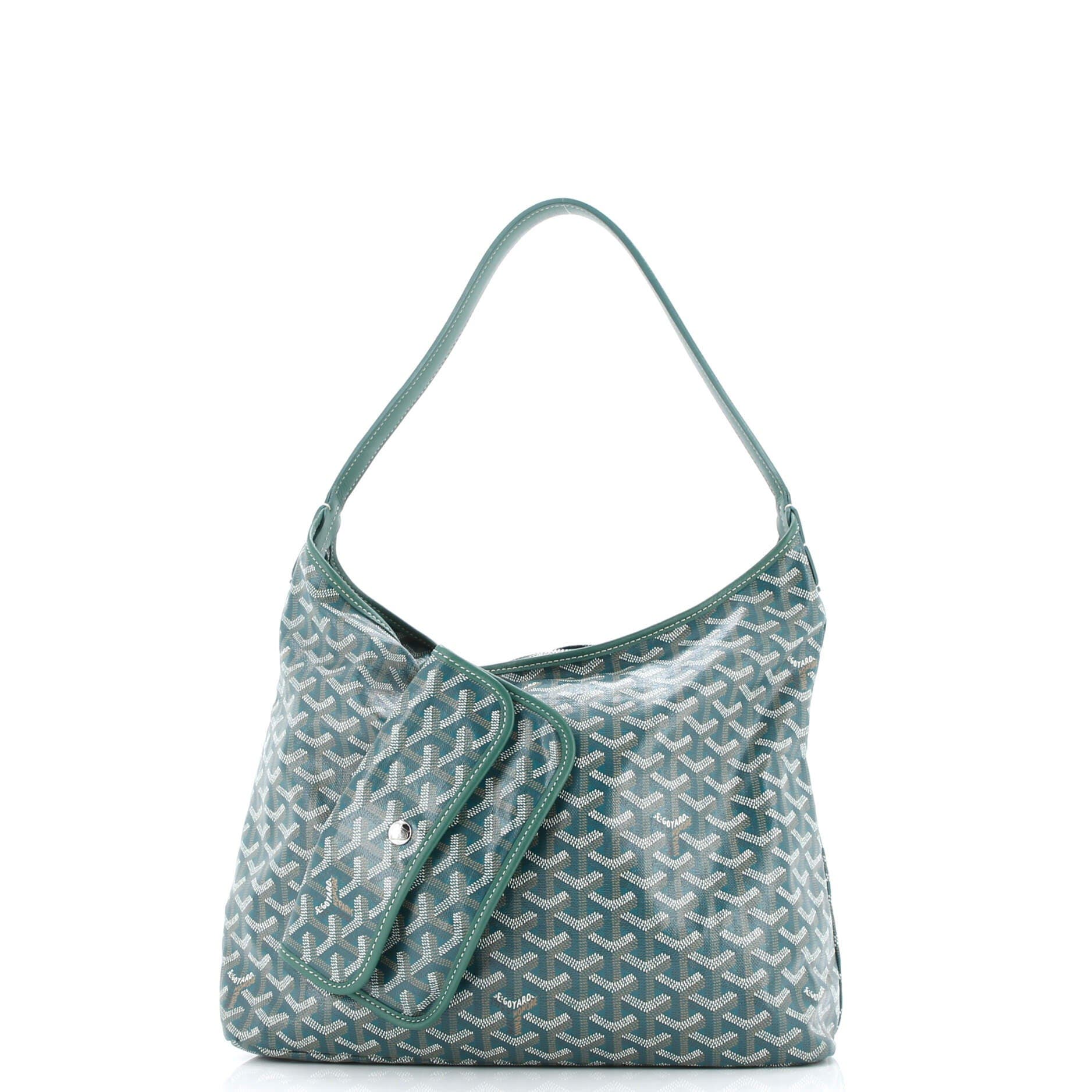 Pre-Owned Goyard Boheme Hobo Coated Canvas, Alternate, color, 