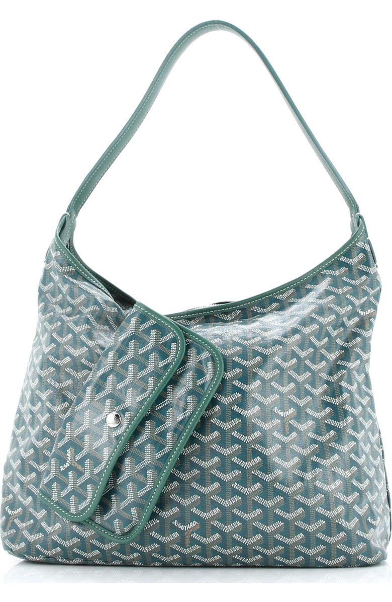 Pre-Owned Goyard Boheme Hobo Coated Canvas, Alternate, color,