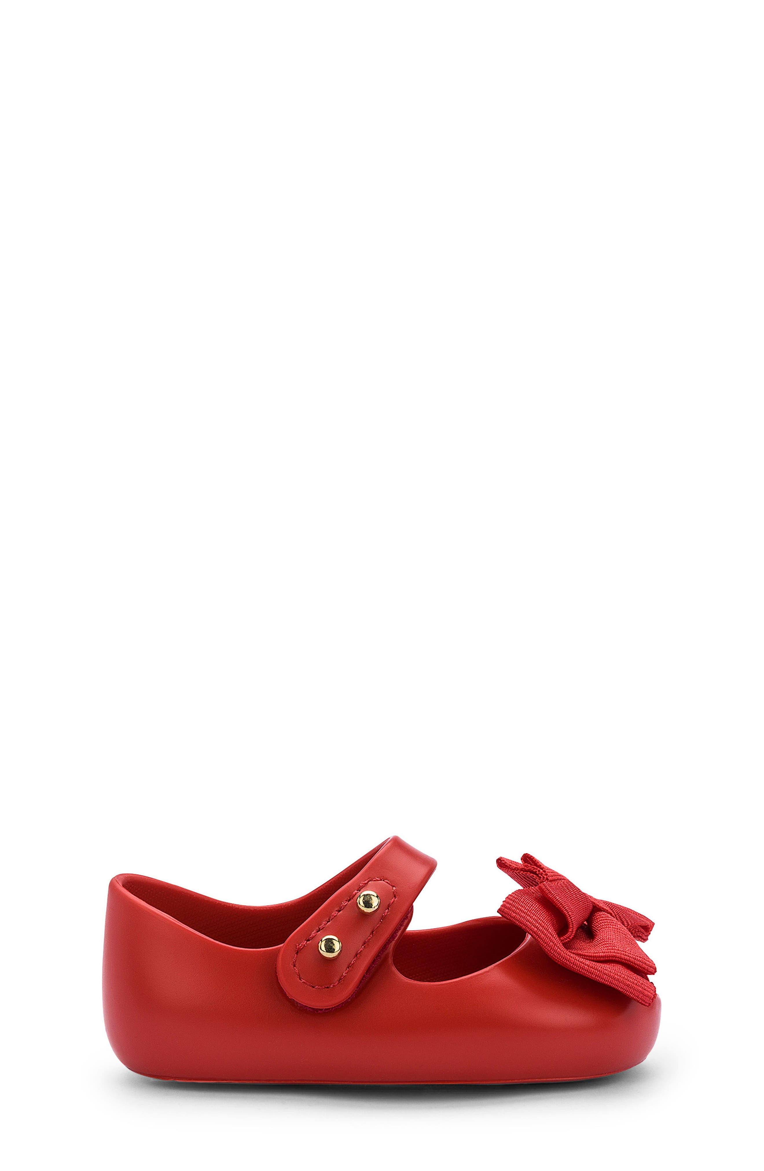 Mini Melissa My First Melissa Mary Jane Flat, Alternate, color, Red