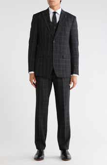 Windowpane 3-Piece Suit