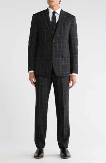 Windowpane 3-Piece Suit