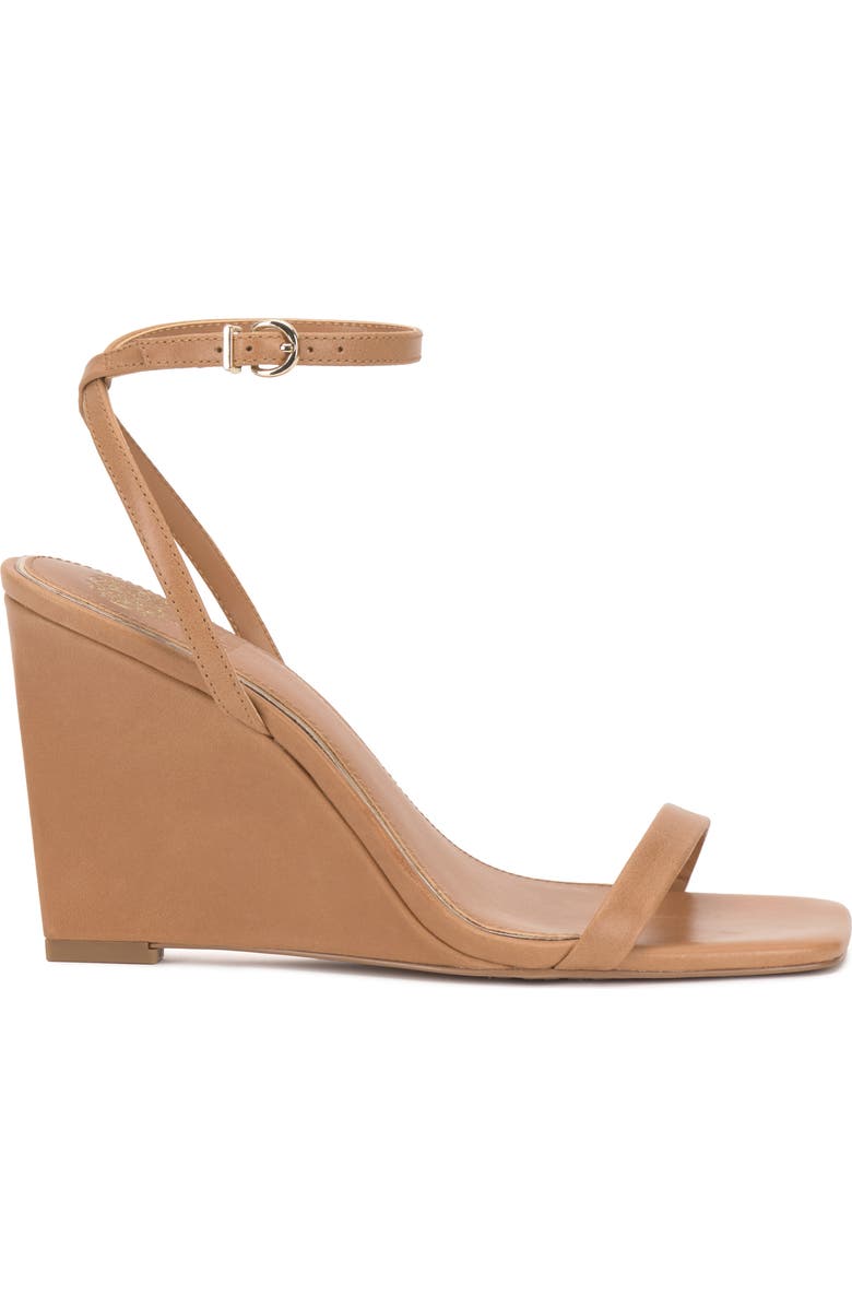 Vince Camuto Ambee Ankle Strap Wedge Sandal, Alternate, color, Cortado