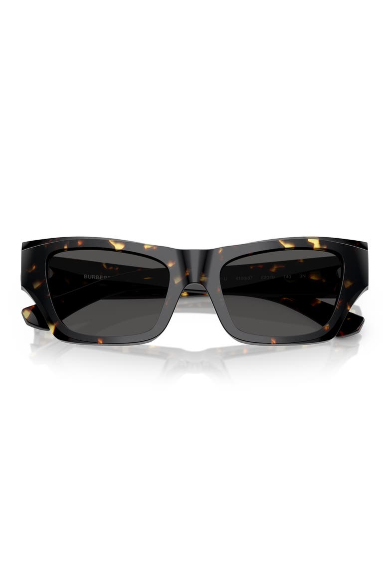 52mm Cat Eye Sunglasses, Alternate, color, HAVANA/ MUSTARD