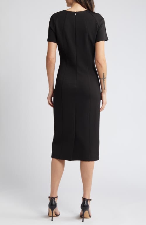 HUGO BOSS BOSS DUKEA MIDI SHEATH DRESS 