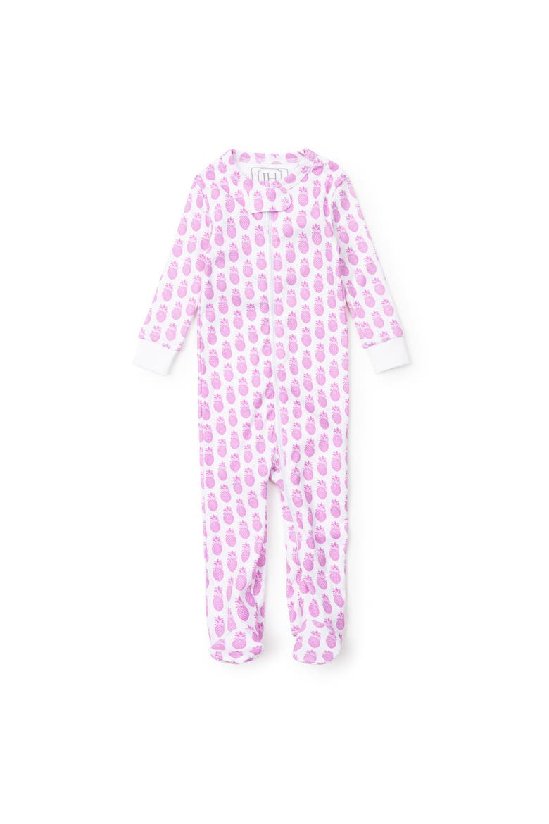 Parker Zipper Pajama, Main, color, Palm Beach Pineapples