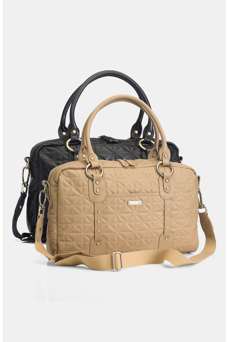 Elizabeth Leather Diaper Bag, Alternate, color, FAWN
