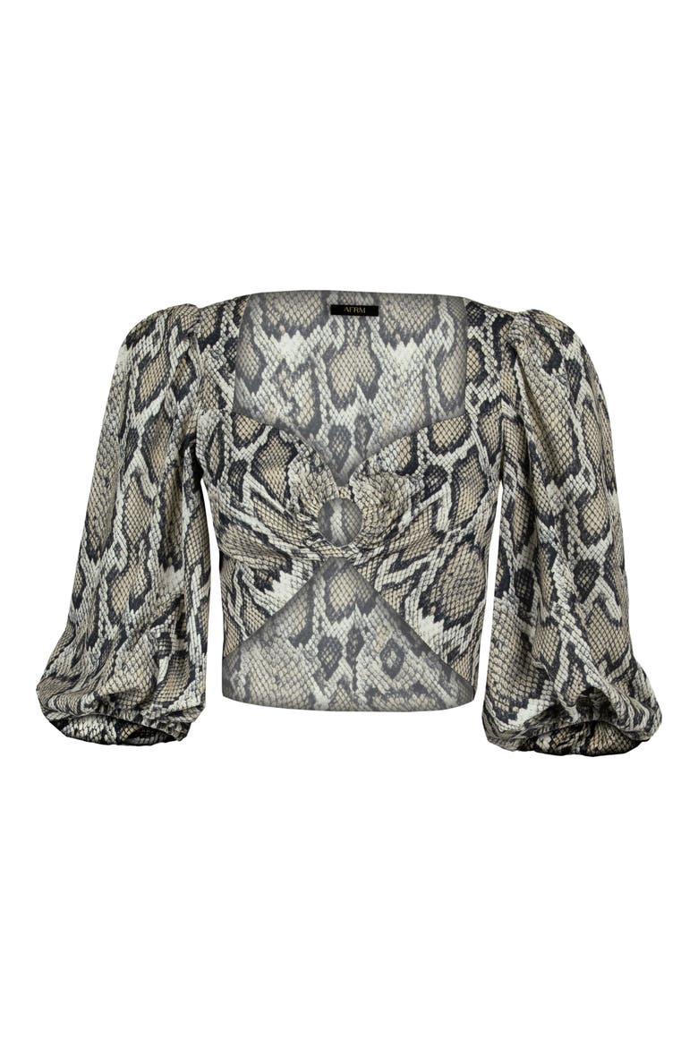 Falco Crop Top, Alternate, color, NEUTRAL SNAKE