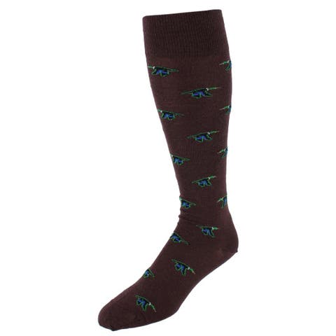 Flying South Mallard Ducks Novelty Merino Wool Over the Calf Socks (1 Pair)