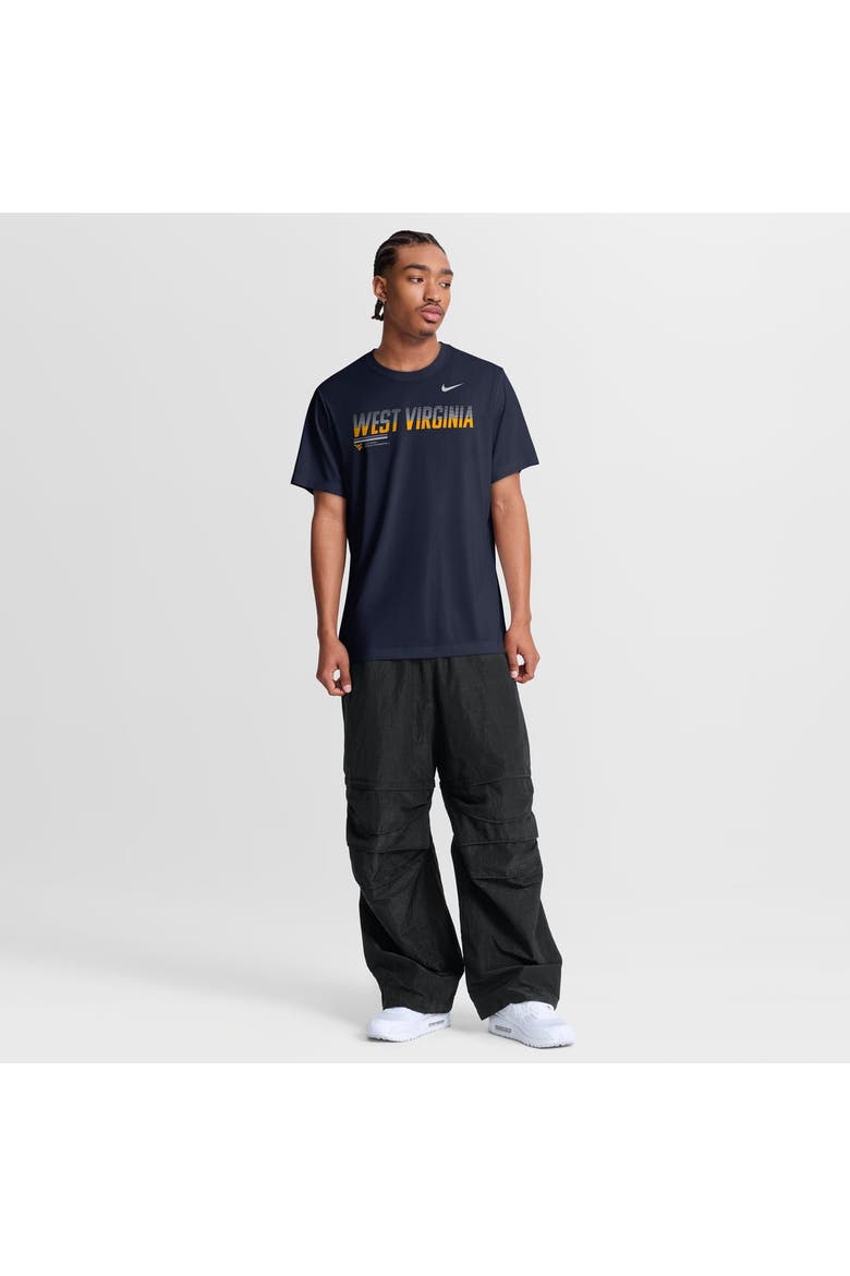 Men's Nike Navy West Virginia Mountaineers Sideline Legend Dri-FIT T-Shirt, Alternate, color, Navy
