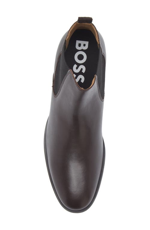 Hugo Boss Boss Colby Chelsea Boot In Brown