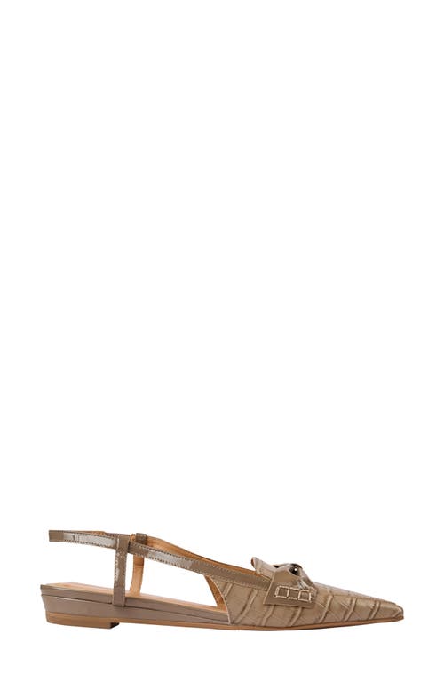 Andre Assous André Assous Blake Slingback Wedge In Brown