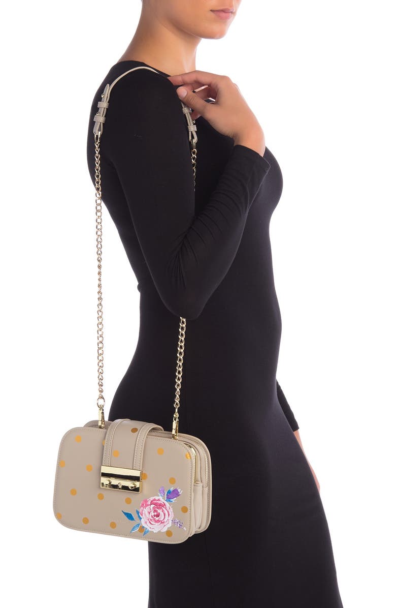 Belle & Bloom Belle Fleur Leather Crossbody Bag, Alternate, color,