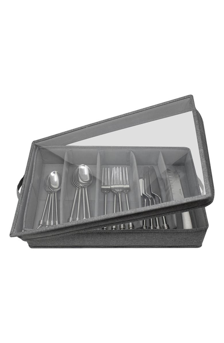 SORBUS Lidded Cutlery Organizer, Alternate, color, 