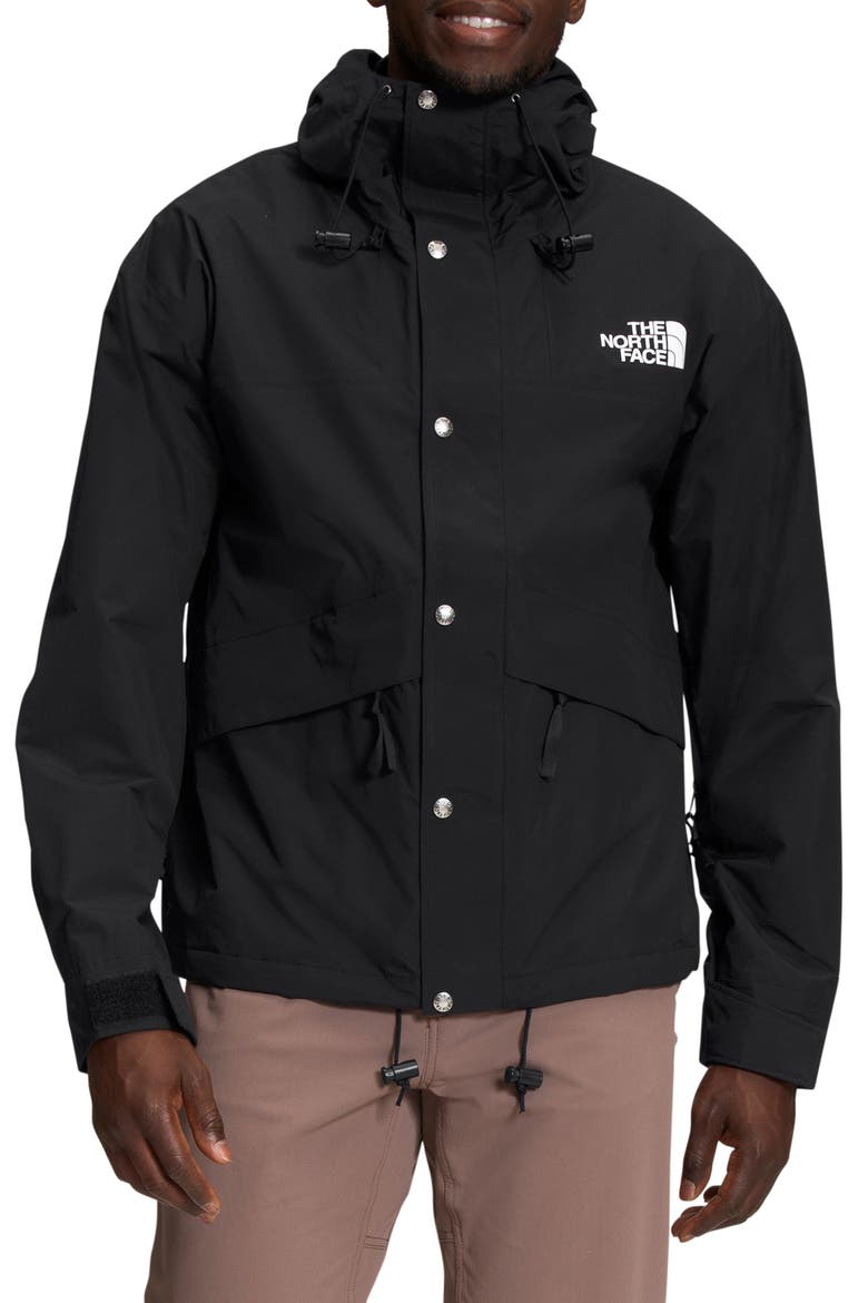 '86 Retro Waterproof Mountain Jacket, Main, color, BLACK